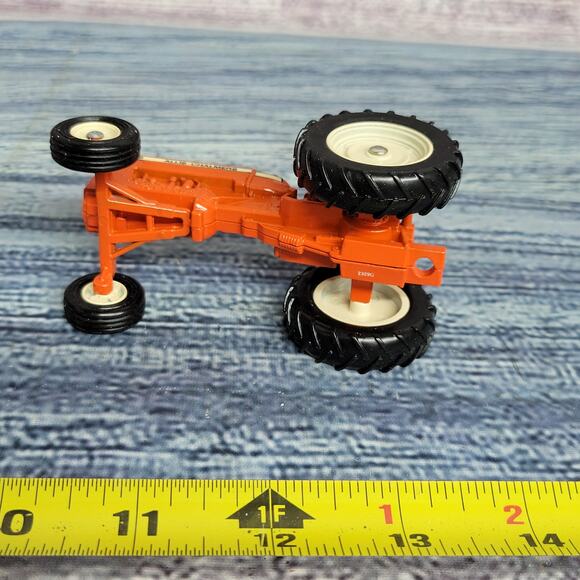 Vintage 1989 Ertl 1/43 scale Allis-Chalmers D-19 w/frontend tractor orange/white - Picture 8 of 10